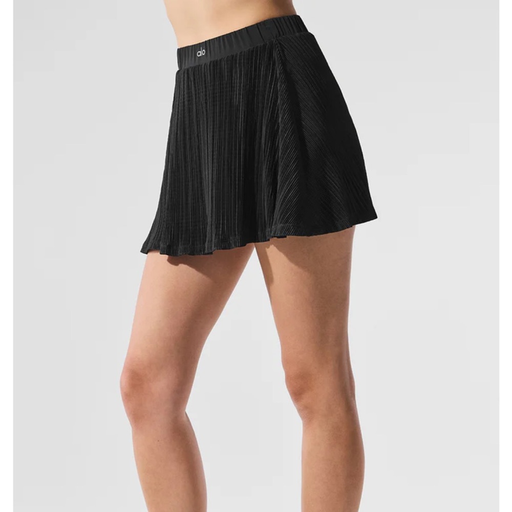 ALO Yoga Micro Plisse Tennis Skirt